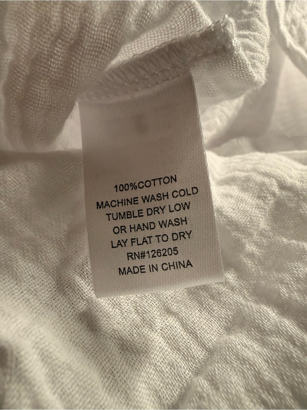 4Our Dreamers White Cotton Gauze Hooded Tunic Beach Resort CoverUp Hoodie New M - Picture 7 of 7